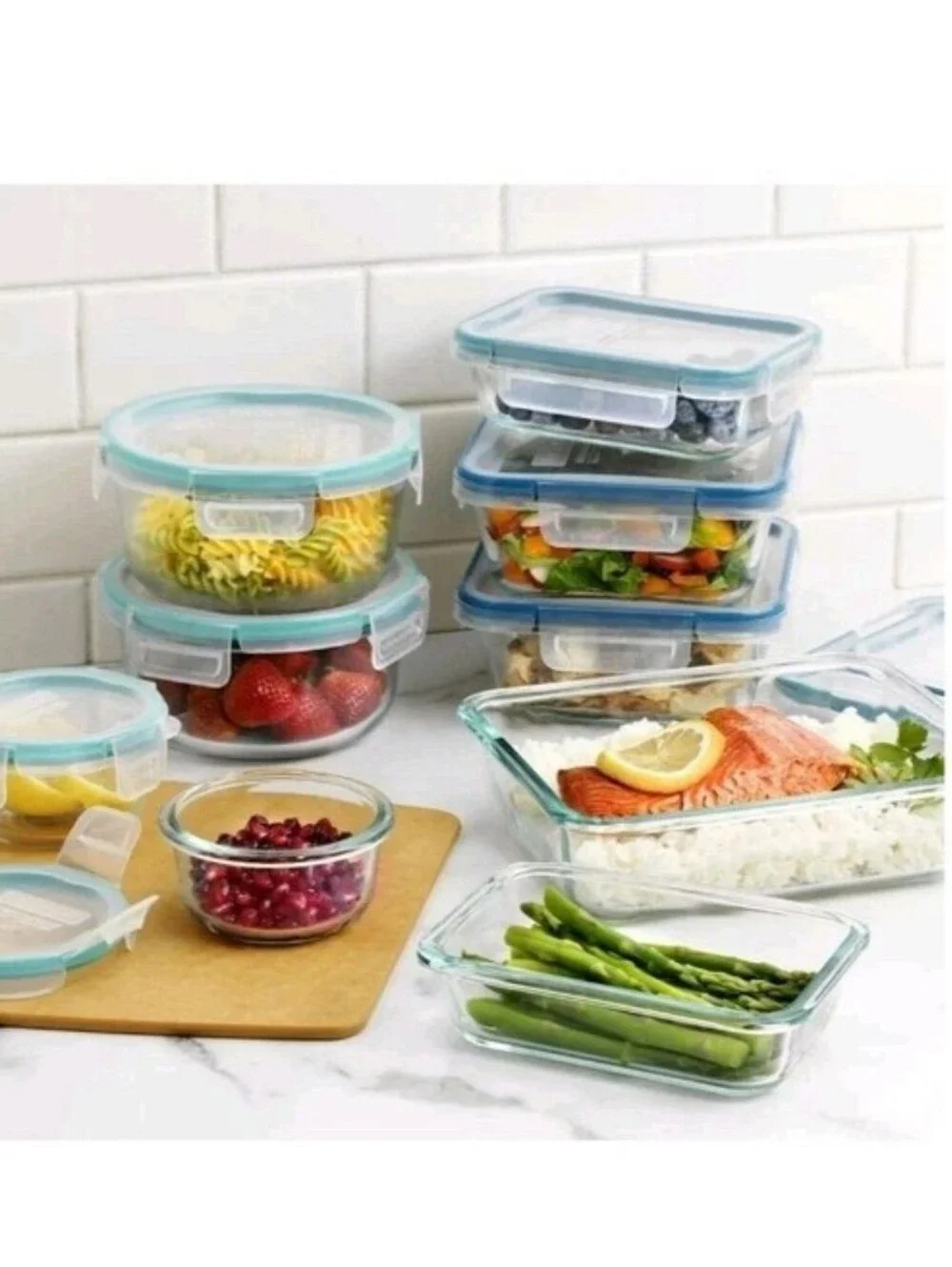Snapware Pyrex 18-Piece Glass Food Storage Set